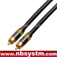 Type d&#39;assemblage Câble d&#39;interconnexion RCA Plug to RCA Plug